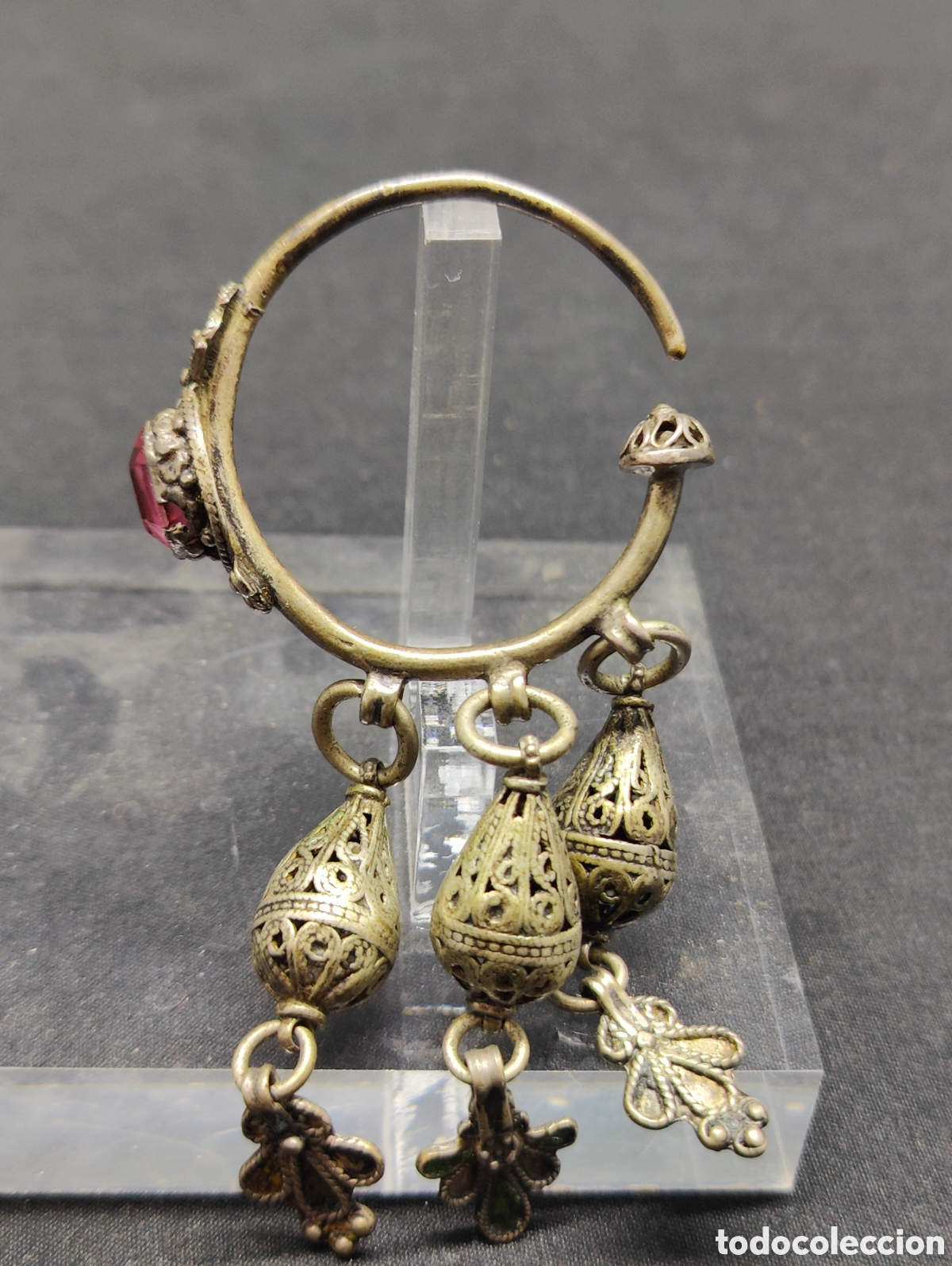 Joyeria: PENDIENTES DE PLATA - SIGLO XVIII - Foto 7