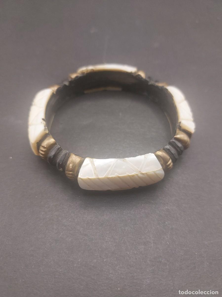 Joyeria: PULSERA BRAZALETE EN HUESO Y MADERA - Foto 1