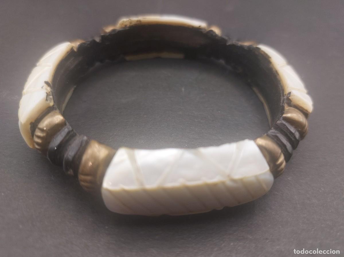 Joyeria: PULSERA BRAZALETE EN HUESO Y MADERA - Foto 2