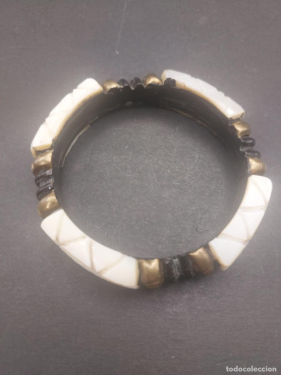 Joyeria: PULSERA BRAZALETE EN HUESO Y MADERA - Foto 4