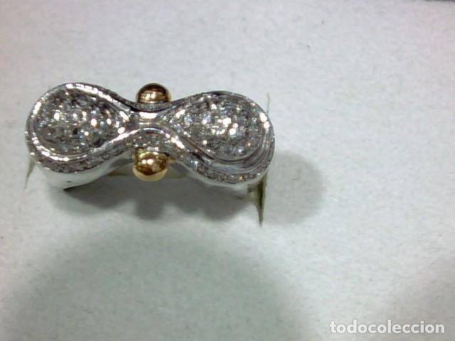 Joyeria: anillo en oro 18 kts con diamantes - Foto 1