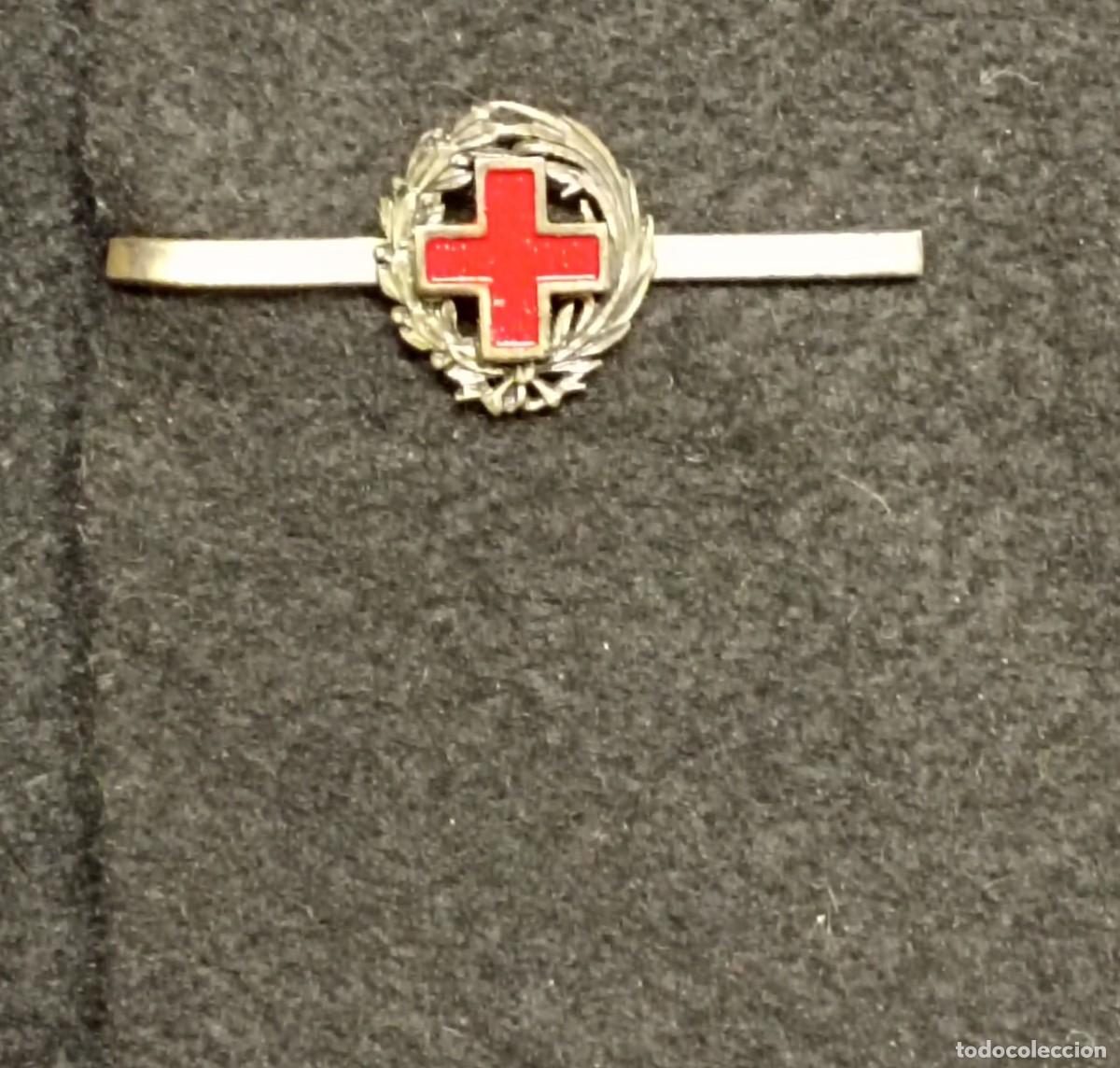Joyeria: Pisacorbata emblema CRUZ ROJA. Plata. - Foto 1