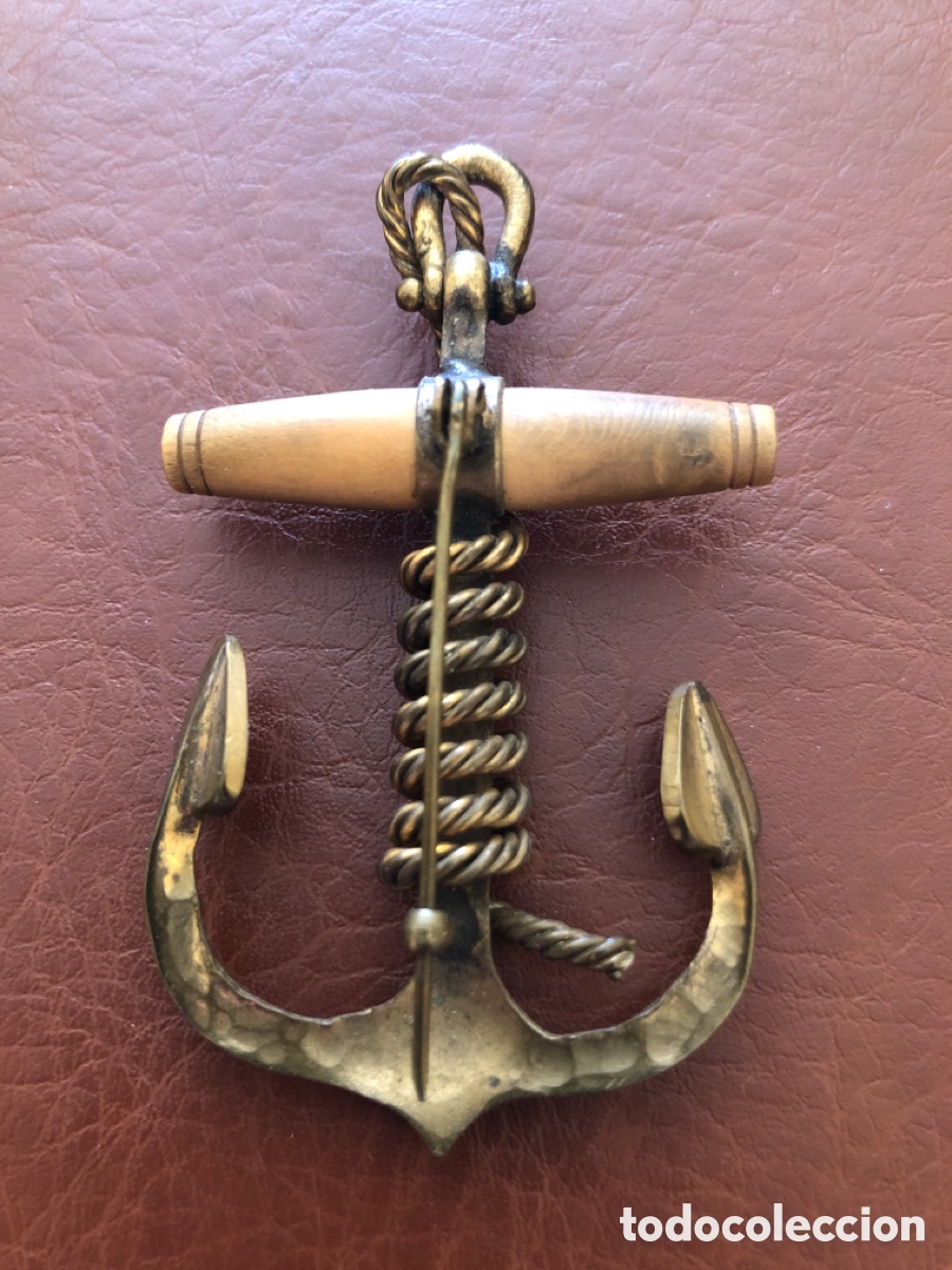 Joyeria: Broche ancla marinera. Insignia. Bronce. ASM - Foto 2