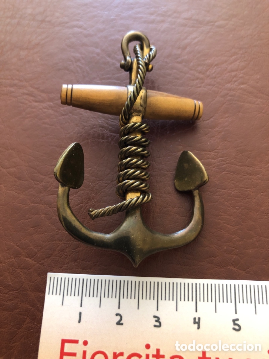 Joyeria: Broche ancla marinera. Insignia. Bronce. ASM - Foto 4