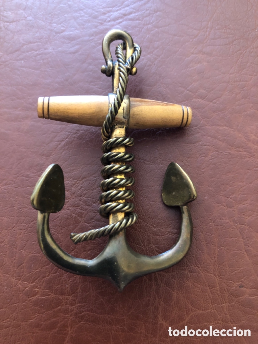 Joyeria: Broche ancla marinera. Insignia. Bronce. ASM - Foto 1