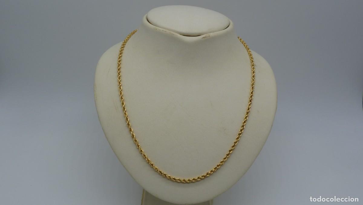 Joyeria: COLLAR CORD&Oacute;N SEMI-MACIZO EN ORO DE 18 KLTS.(750MM) - Foto 1