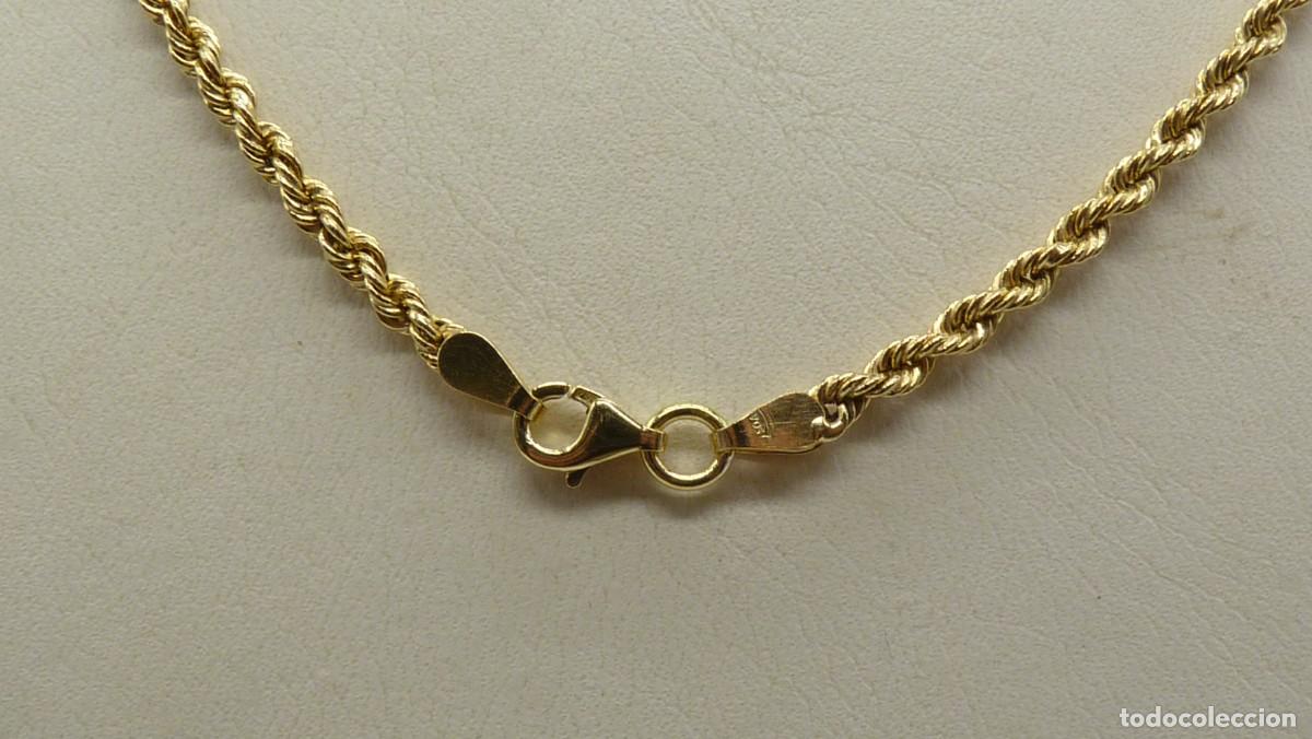 Joyeria: COLLAR CORD&Oacute;N SEMI-MACIZO EN ORO DE 18 KLTS.(750MM) - Foto 5