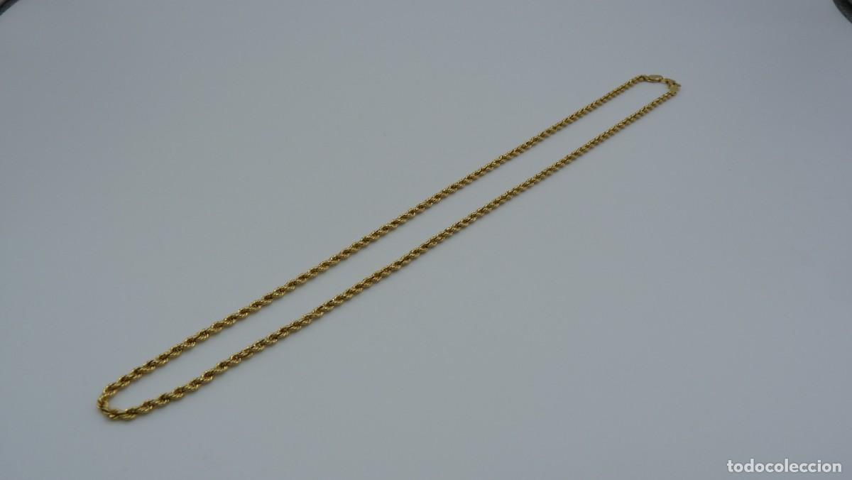 Joyeria: COLLAR CORD&Oacute;N SEMI-MACIZO EN ORO DE 18 KLTS.(750MM) - Foto 6