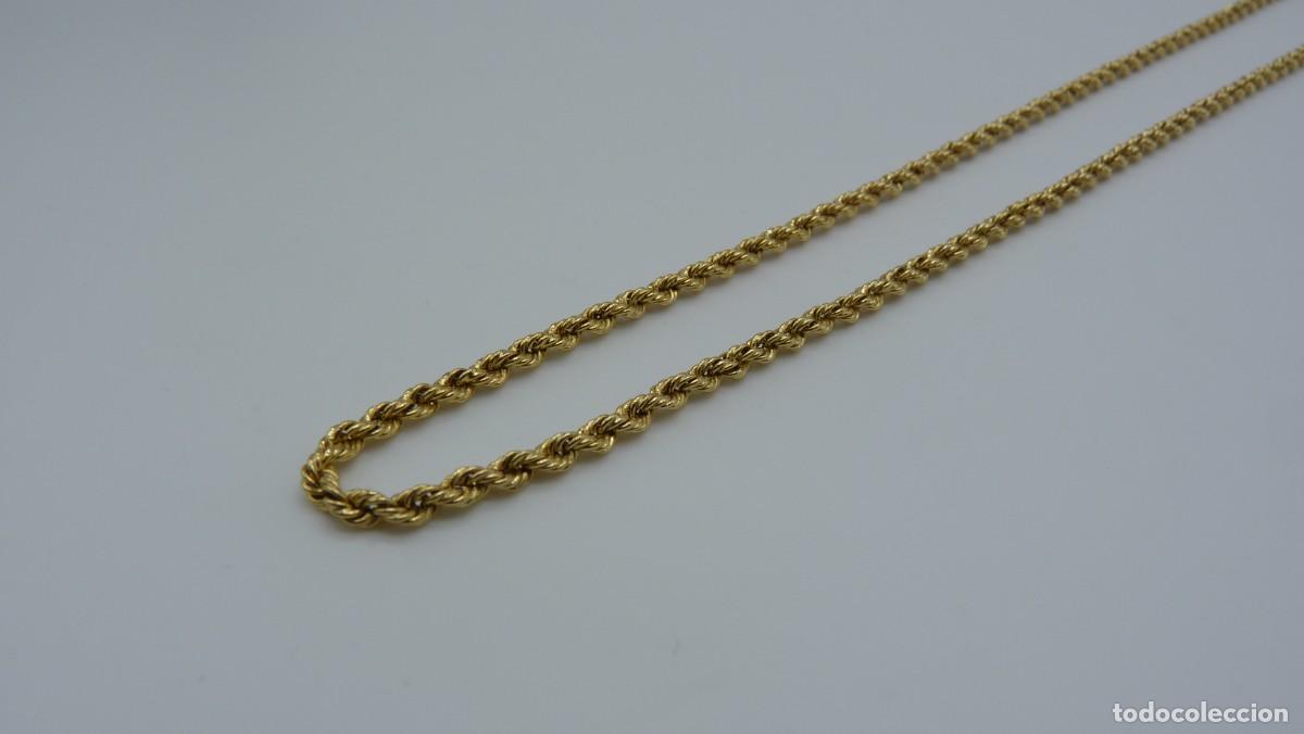 Joyeria: COLLAR CORD&Oacute;N SEMI-MACIZO EN ORO DE 18 KLTS.(750MM) - Foto 9