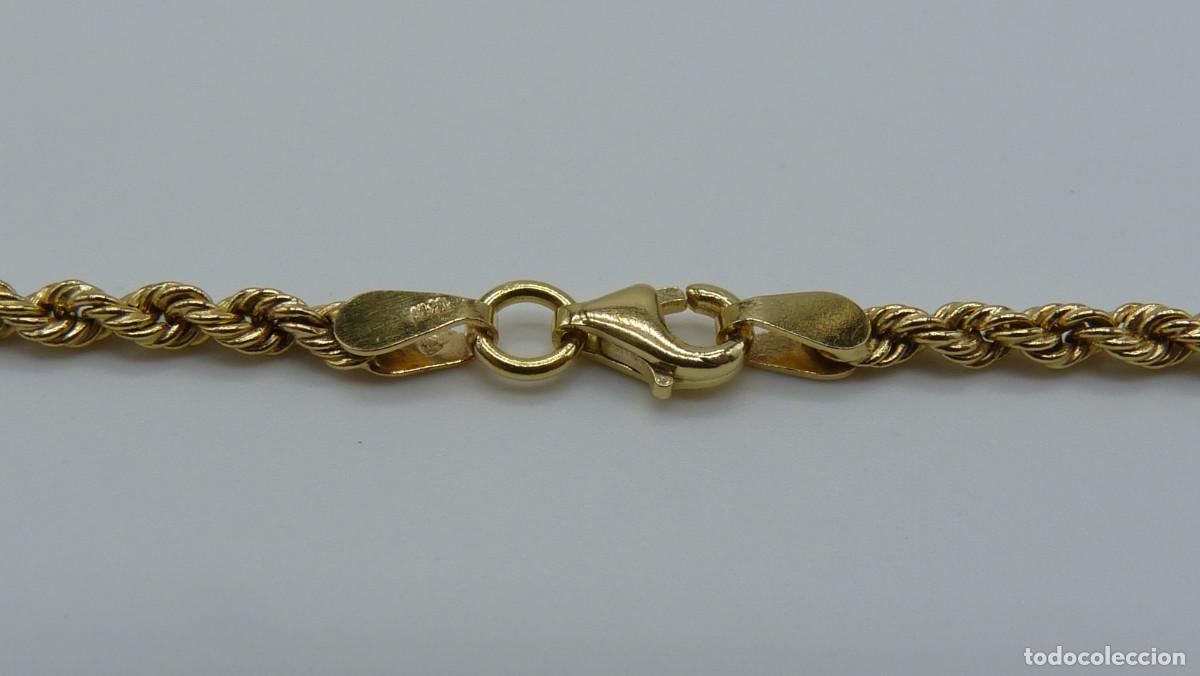 Joyeria: COLLAR CORD&Oacute;N SEMI-MACIZO EN ORO DE 18 KLTS.(750MM) - Foto 10