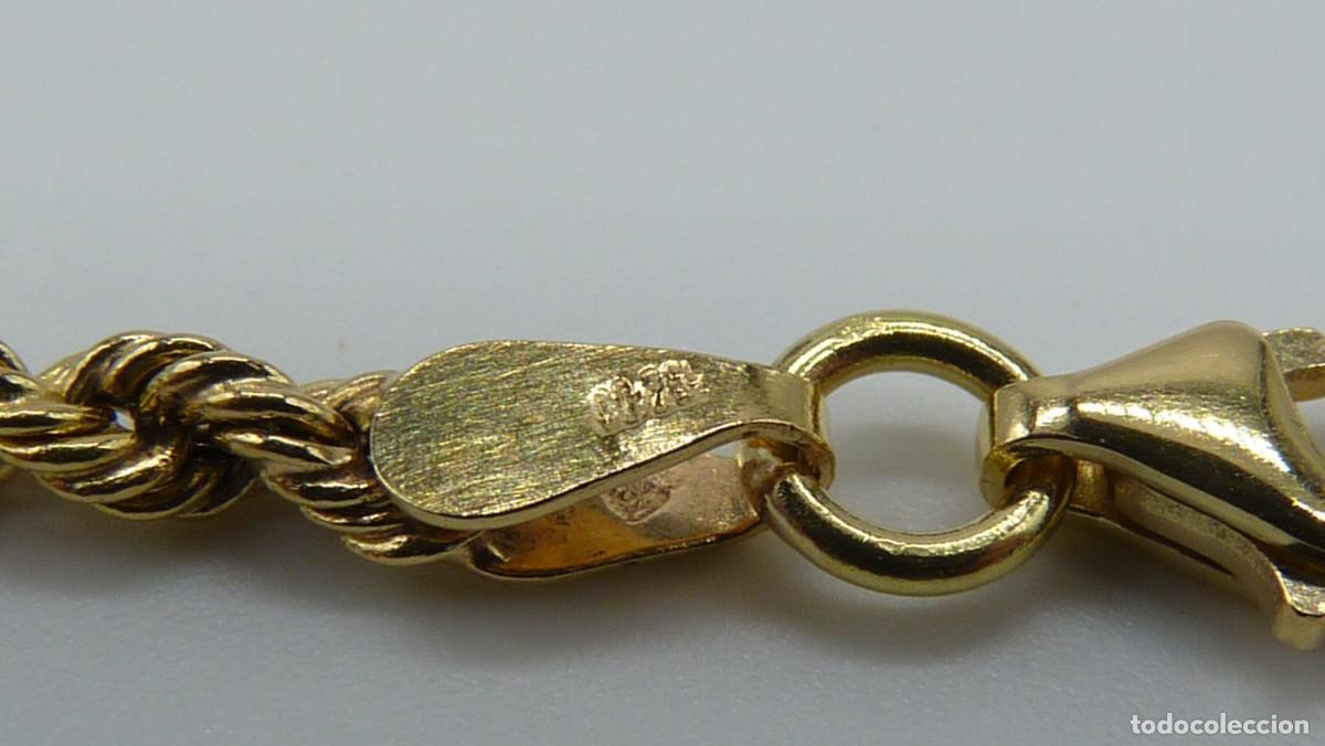 Joyeria: COLLAR CORD&Oacute;N SEMI-MACIZO EN ORO DE 18 KLTS.(750MM) - Foto 11