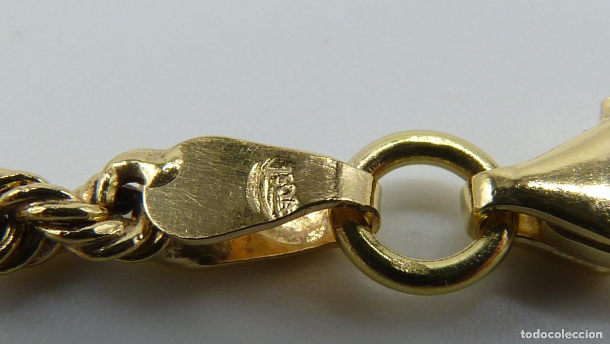 Joyeria: COLLAR CORD&Oacute;N SEMI-MACIZO EN ORO DE 18 KLTS.(750MM) - Foto 12