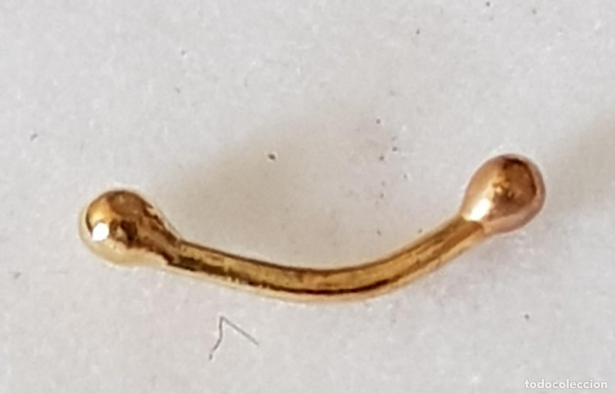 Joyeria: Piercing para nariz de oro de 18 kilates (Nuevo) - Foto 2