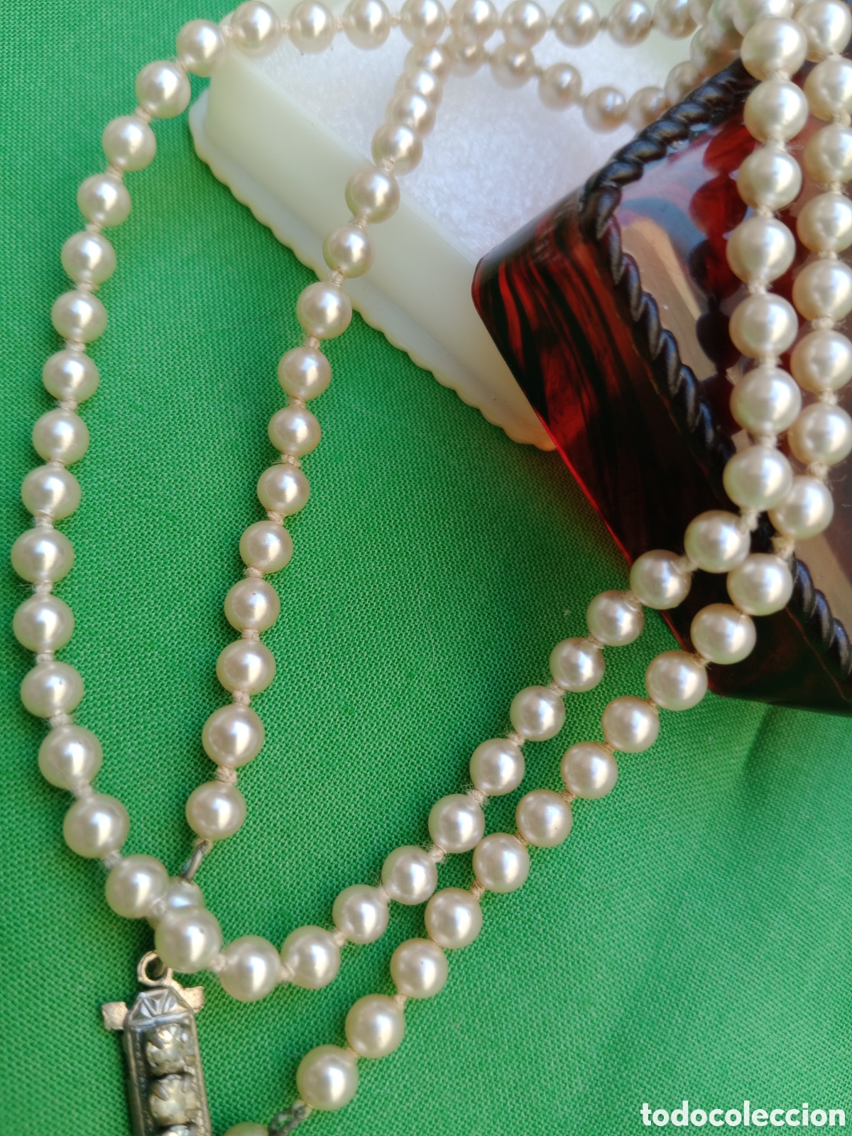 Joyeria: COLLAR PERLAS con ANTIGUO ESTUCHE/JOYERO-IGUALADA - Foto 5