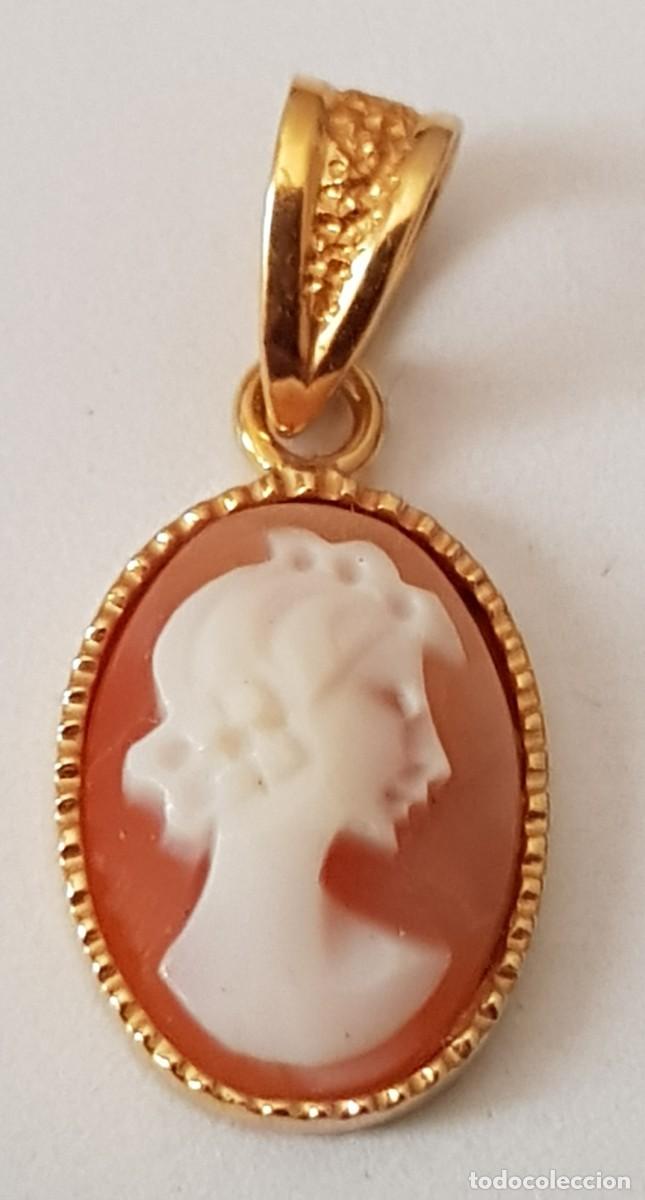 Joyeria: Colgante con Camafeo en oro 18 quilates - Foto 1