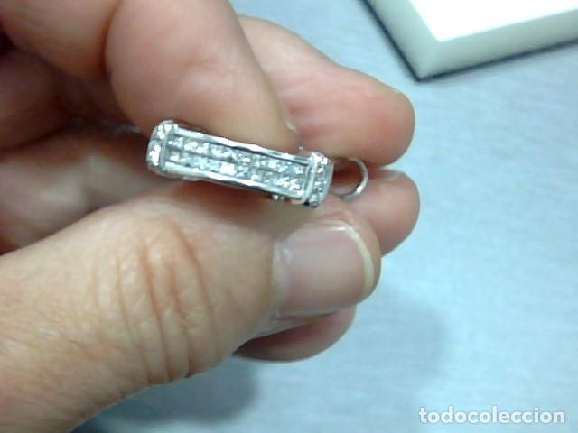 Joyeria: pendientes oro 18 kts con diamantes - Foto 2