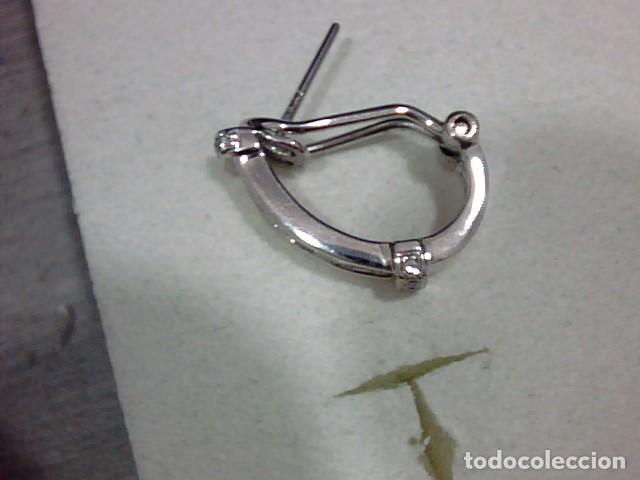 Joyeria: pendientes oro 18 kts con diamantes - Foto 5