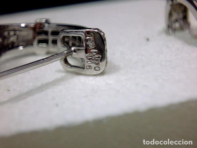 Joyeria: pendientes oro 18 kts con diamantes - Foto 7