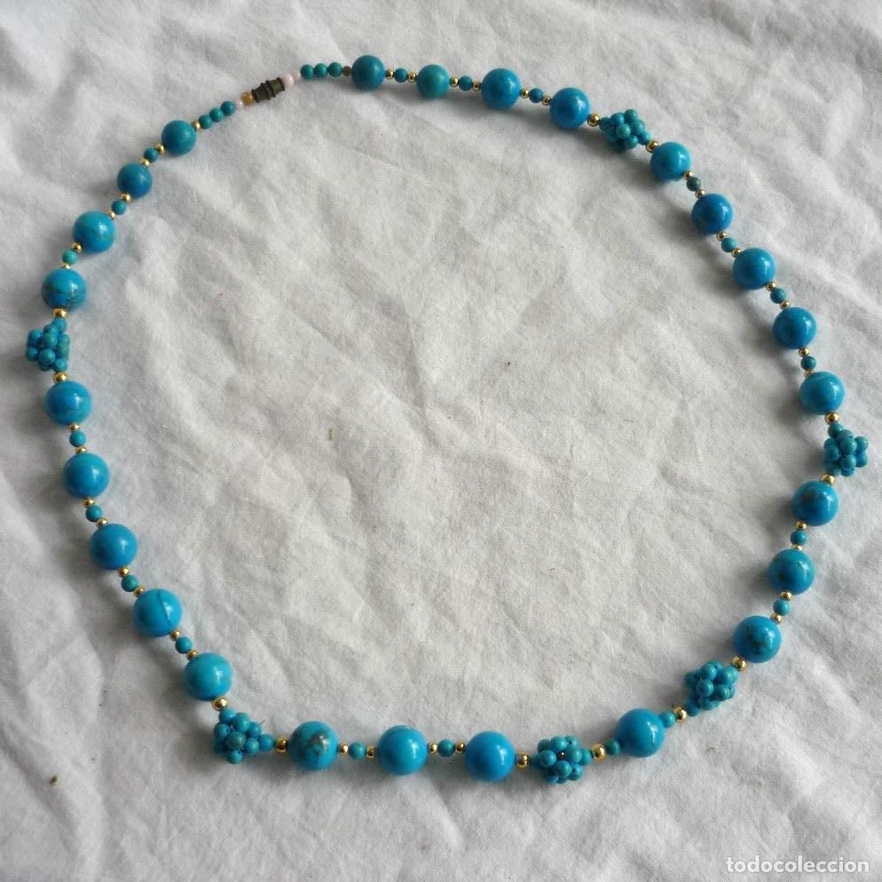 Joyeria: Collar con bolas y &aacute;tomos de turquesa - Foto 1