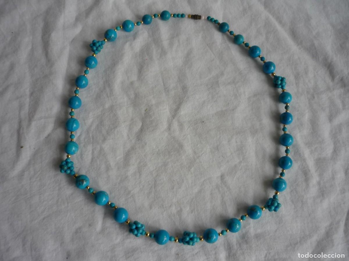 Joyeria: Collar con bolas y &aacute;tomos de turquesa - Foto 2