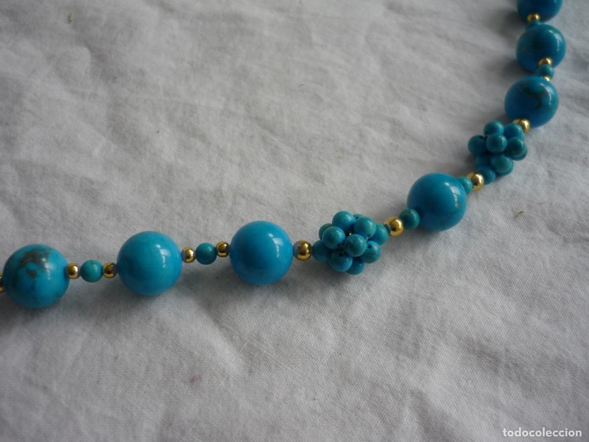 Joyeria: Collar con bolas y &aacute;tomos de turquesa - Foto 6