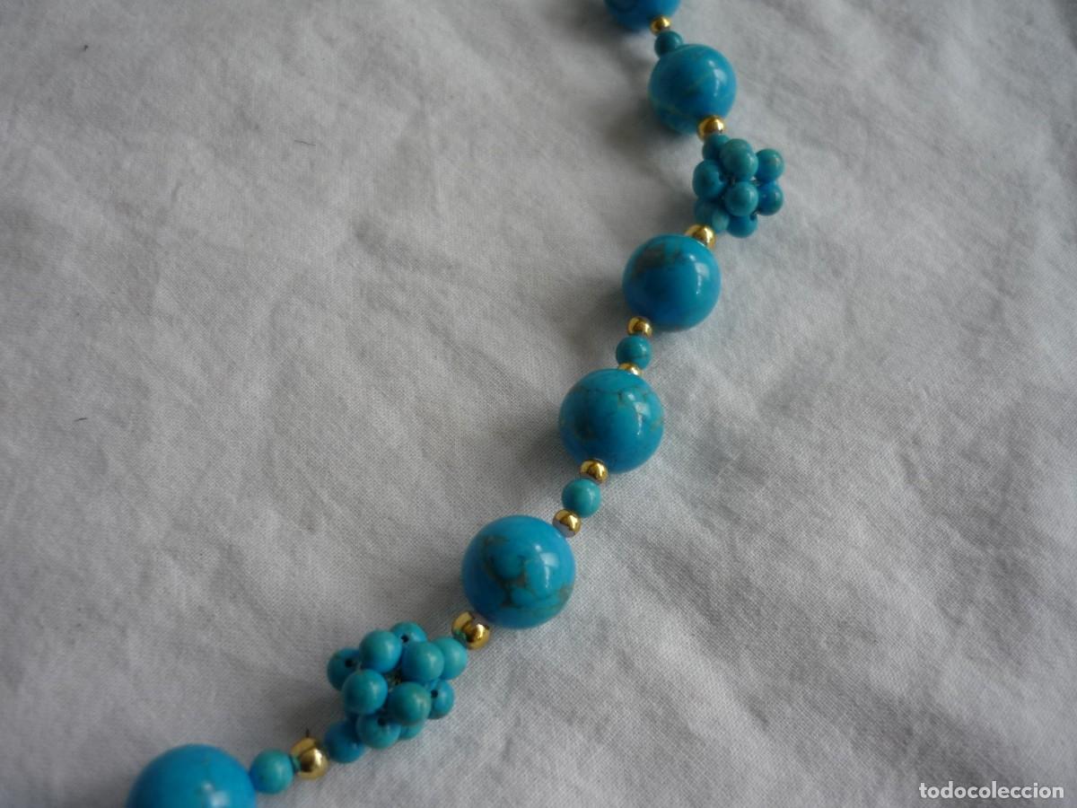 Joyeria: Collar con bolas y &aacute;tomos de turquesa - Foto 7