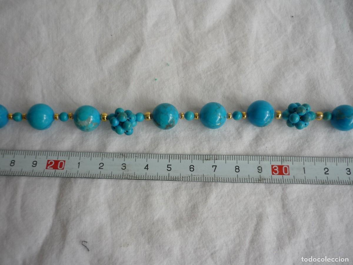 Joyeria: Collar con bolas y &aacute;tomos de turquesa - Foto 11