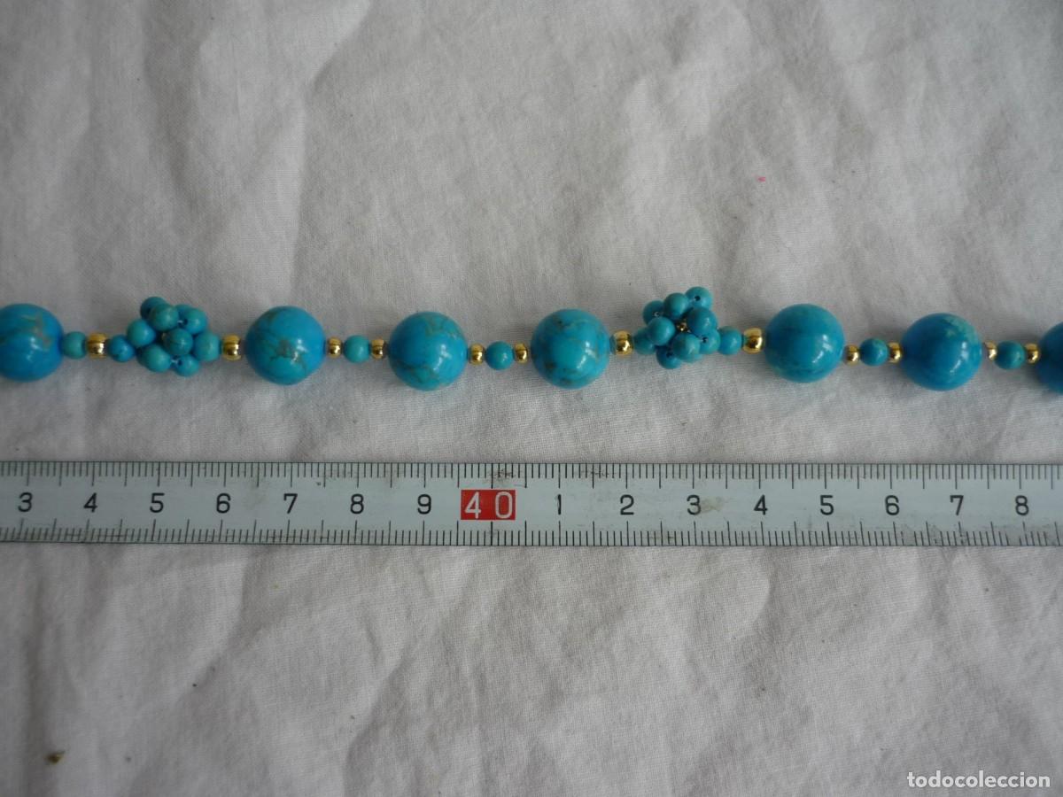 Joyeria: Collar con bolas y &aacute;tomos de turquesa - Foto 12