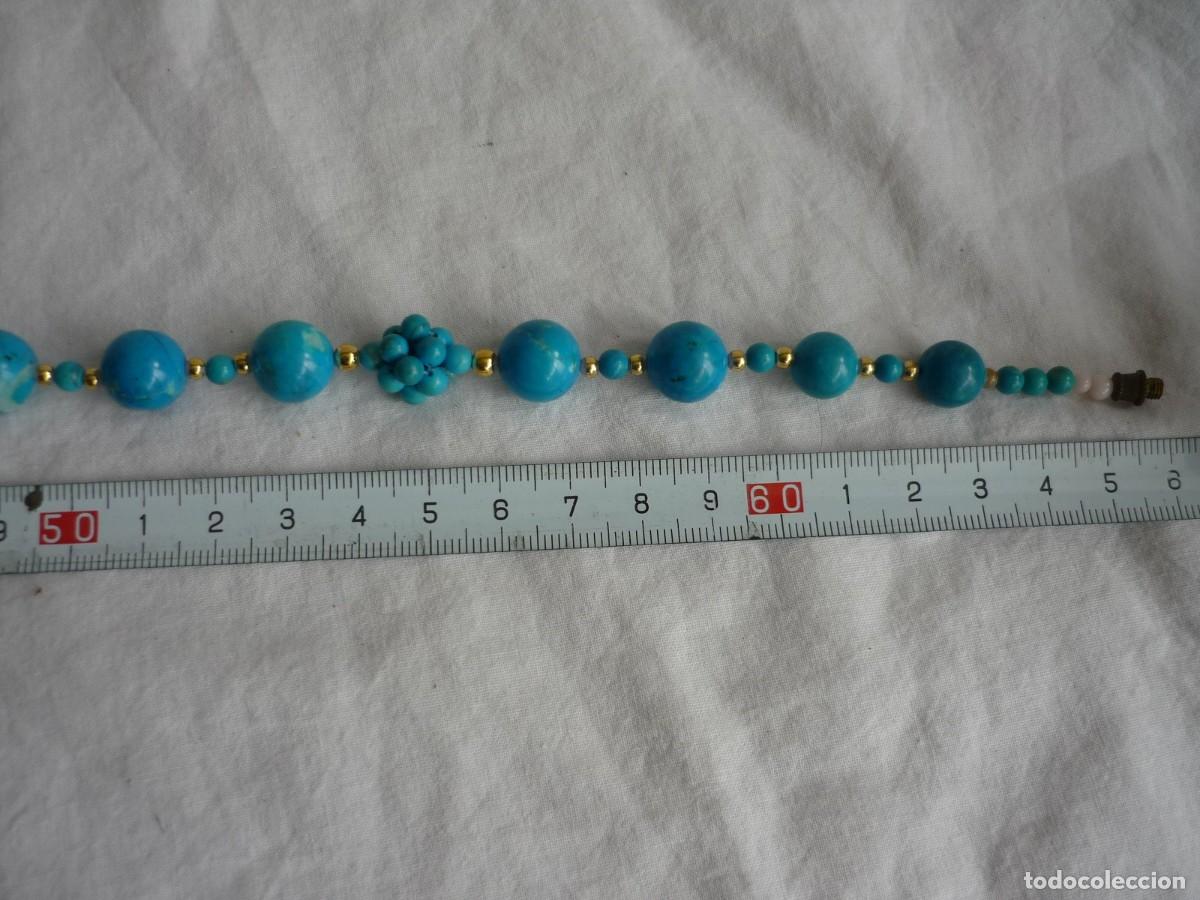 Joyeria: Collar con bolas y &aacute;tomos de turquesa - Foto 13