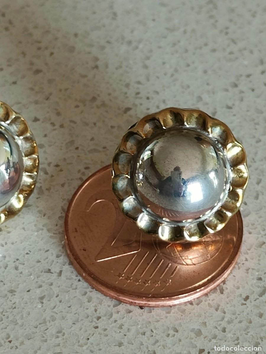 Joyeria: PENDIENTES CHANEL PLATA 925 Y LAT&Oacute;N - Foto 1