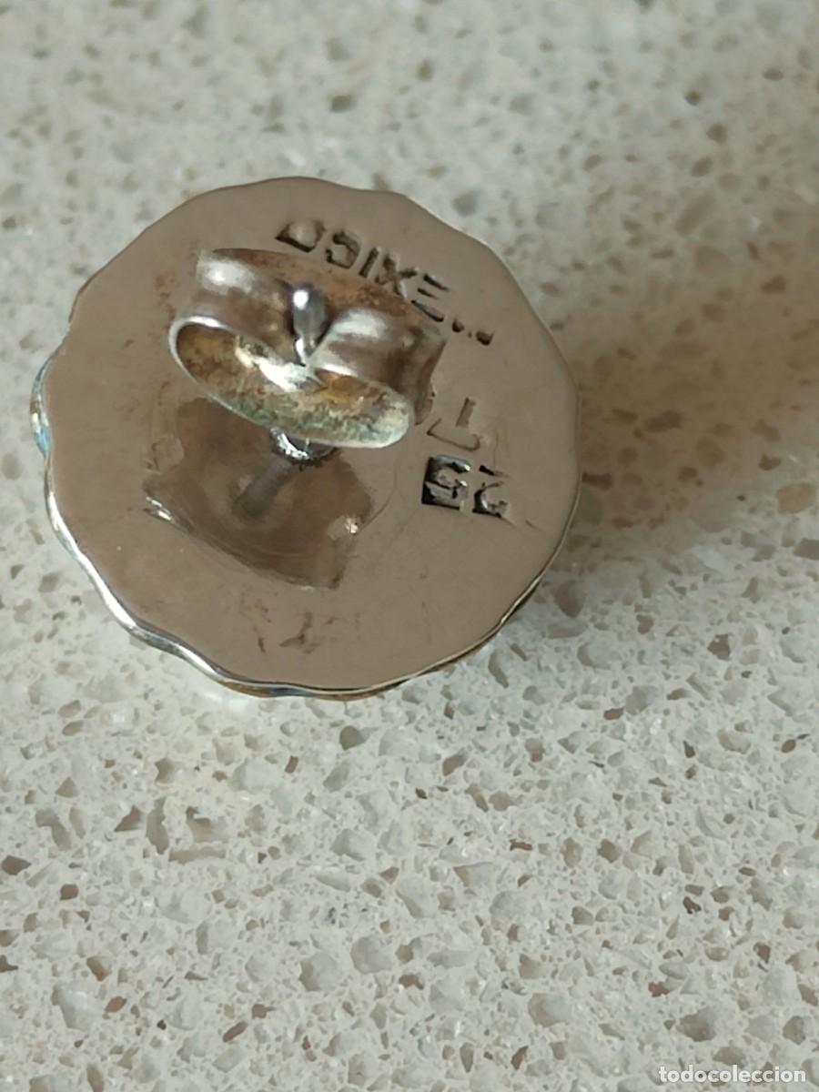 Joyeria: PENDIENTES CHANEL PLATA 925 Y LAT&Oacute;N - Foto 4