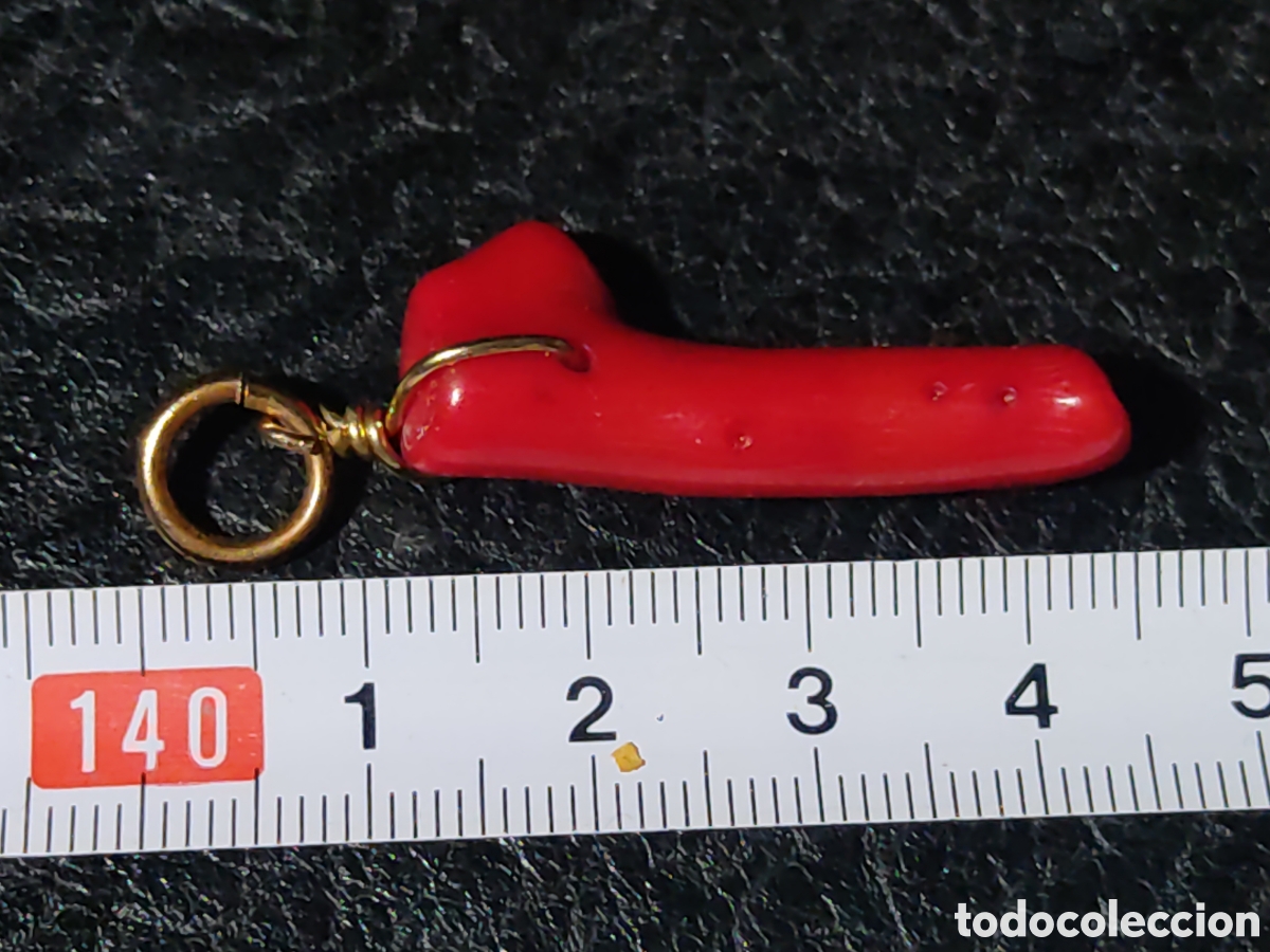 Joyeria: Colgante de coral rojo. *L1* - Foto 3