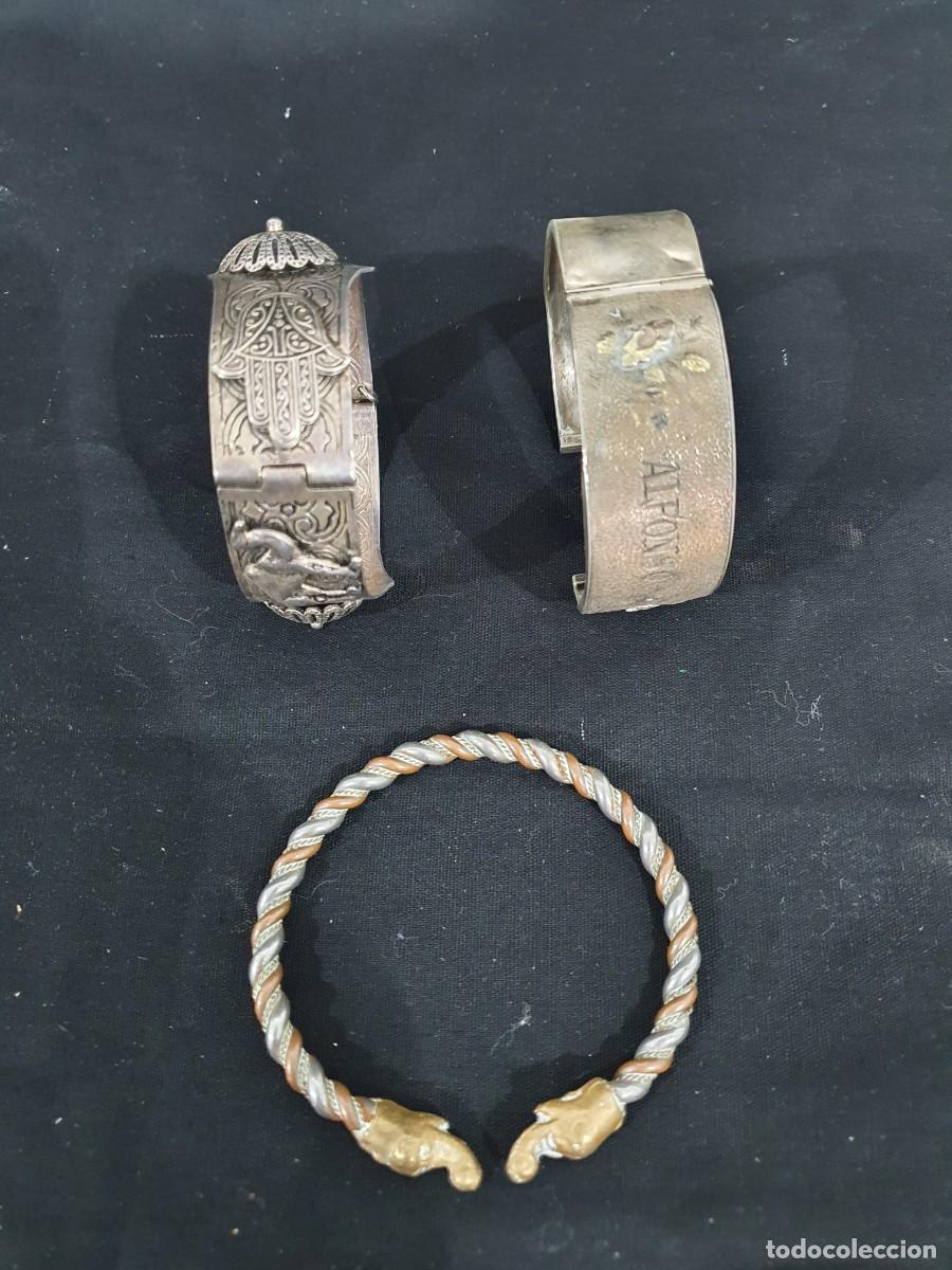 Joyeria: Lote de tres brazaletes - Foto 2