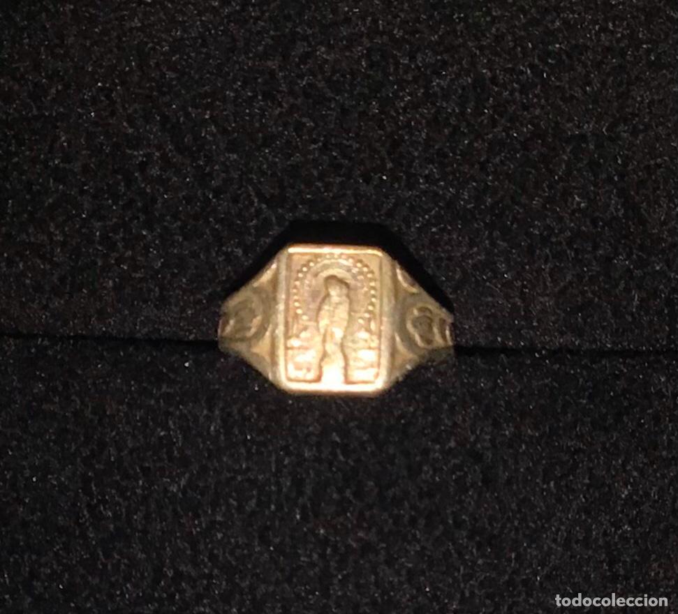 Joyeria: ANTIGUO ANILLO DEL PILAR EN PLATA - Foto 2
