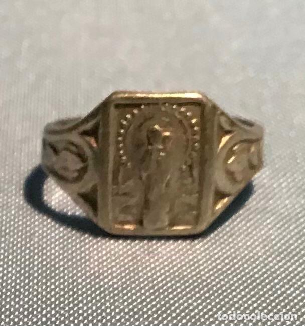 Joyeria: ANTIGUO ANILLO DEL PILAR EN PLATA - Foto 1