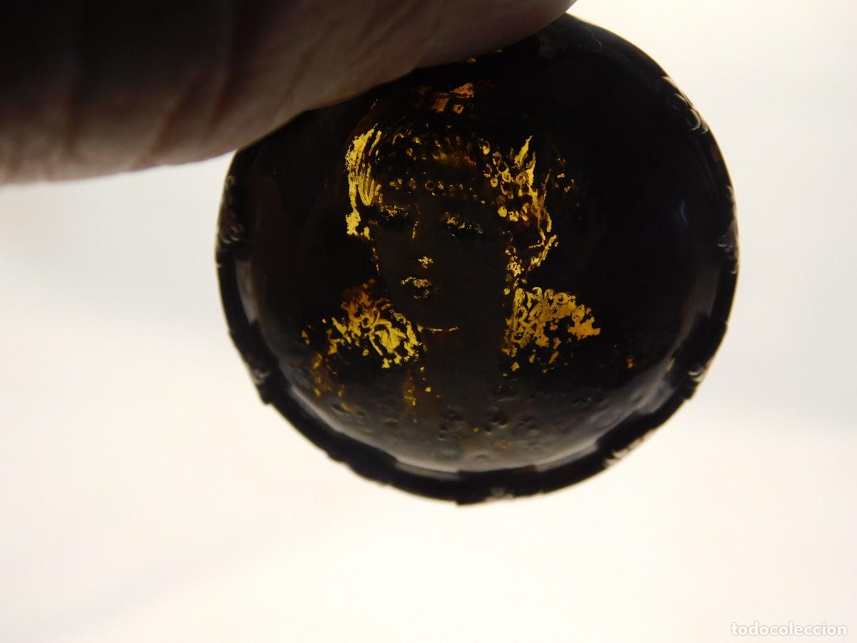 Joyeria: Camafeo de vidrio pintado a mano y engarce de plata - Foto 6