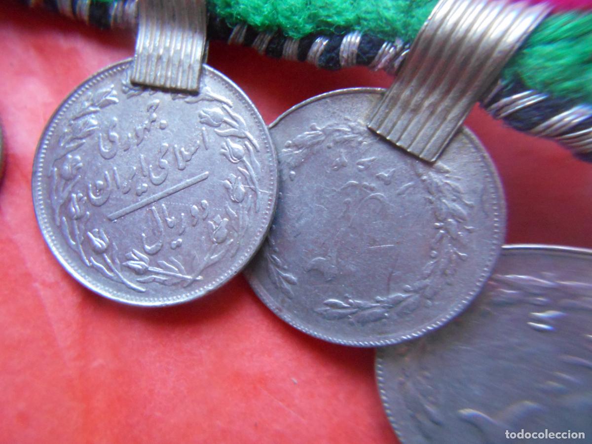 Joyeria: COLLAR ABALORIO ANTIGUO CON MONEDAS PARA MUJER - Foto 2