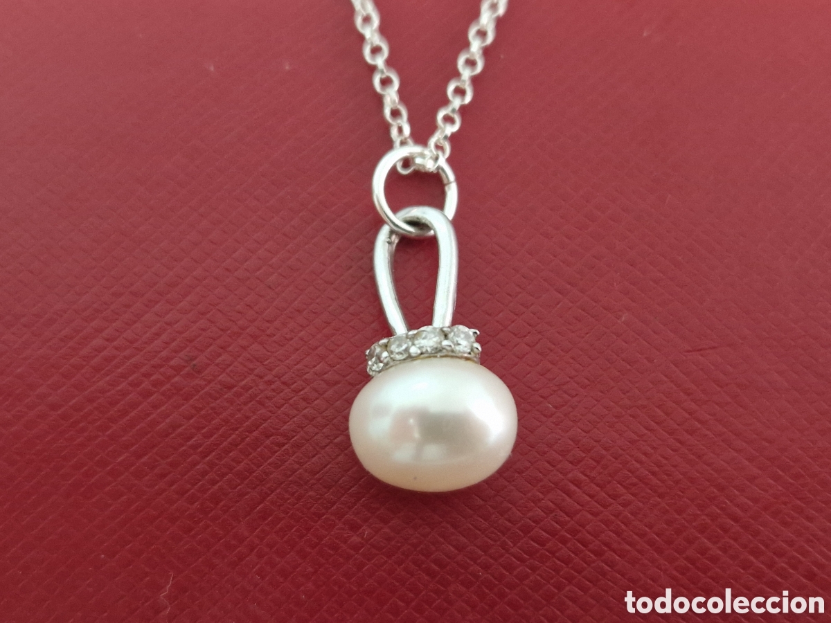Joyeria: CADENA Y COLGANTE PLATA DE LEY PERLA - Foto 5