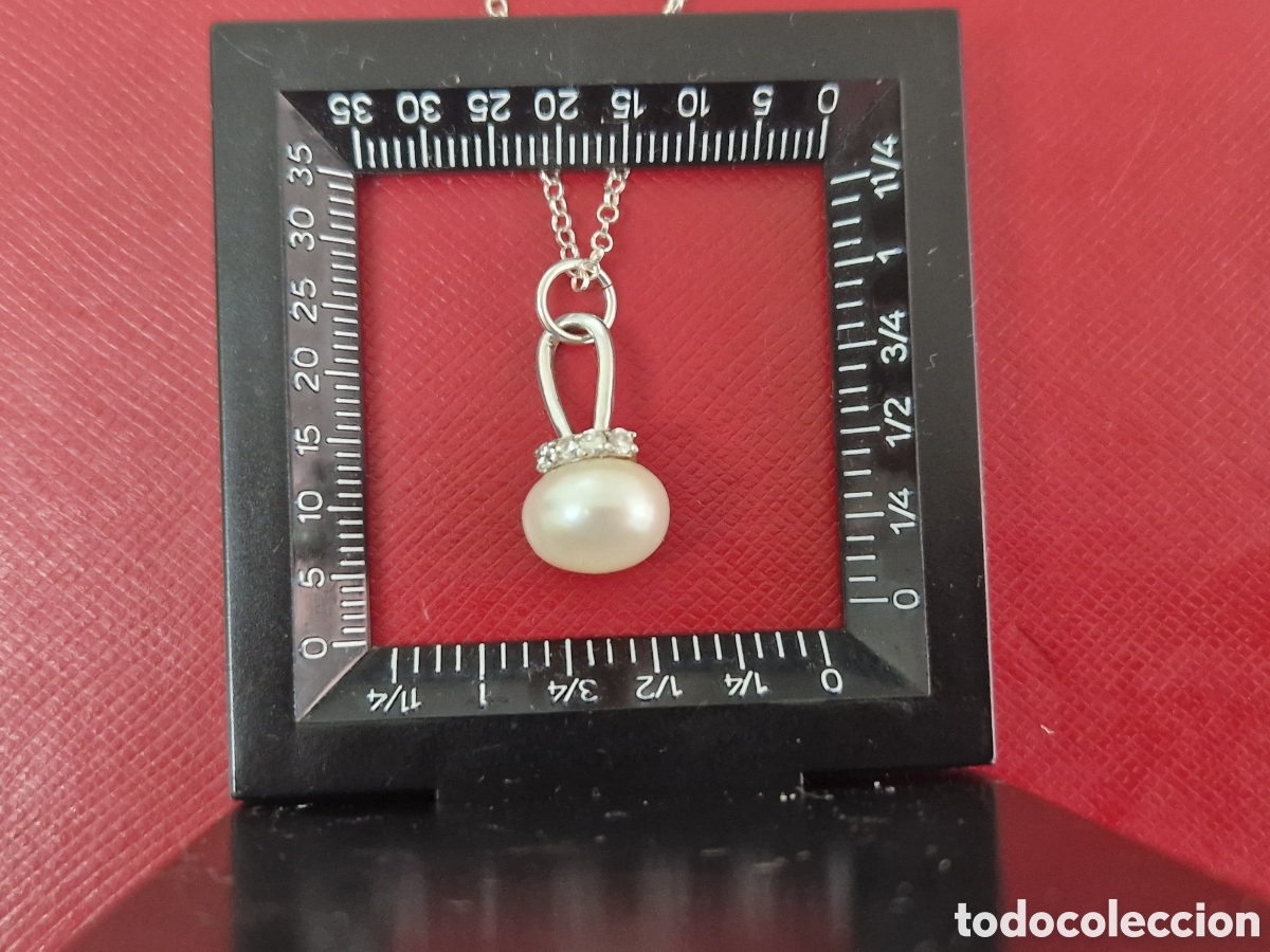 Joyeria: CADENA Y COLGANTE PLATA DE LEY PERLA - Foto 7