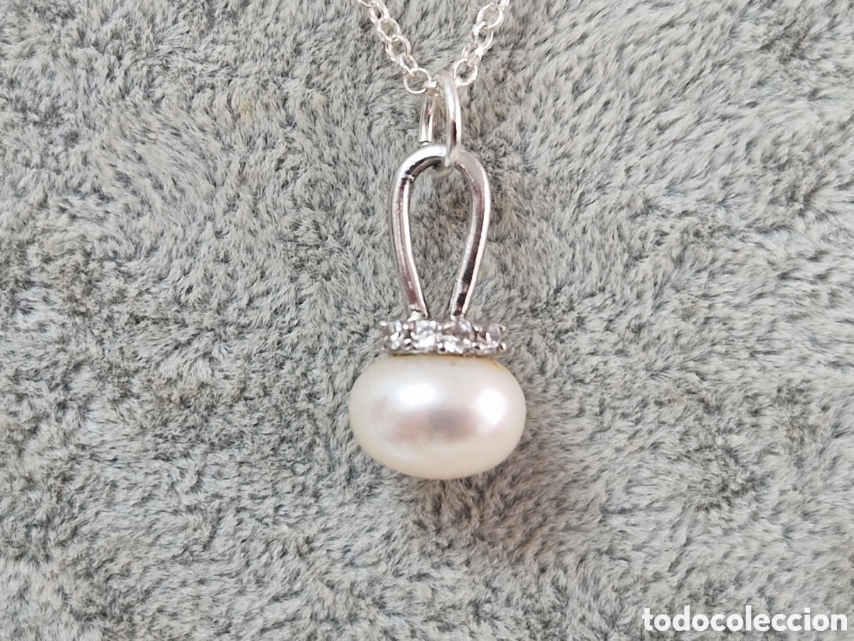 Joyeria: CADENA Y COLGANTE PLATA DE LEY PERLA - Foto 8
