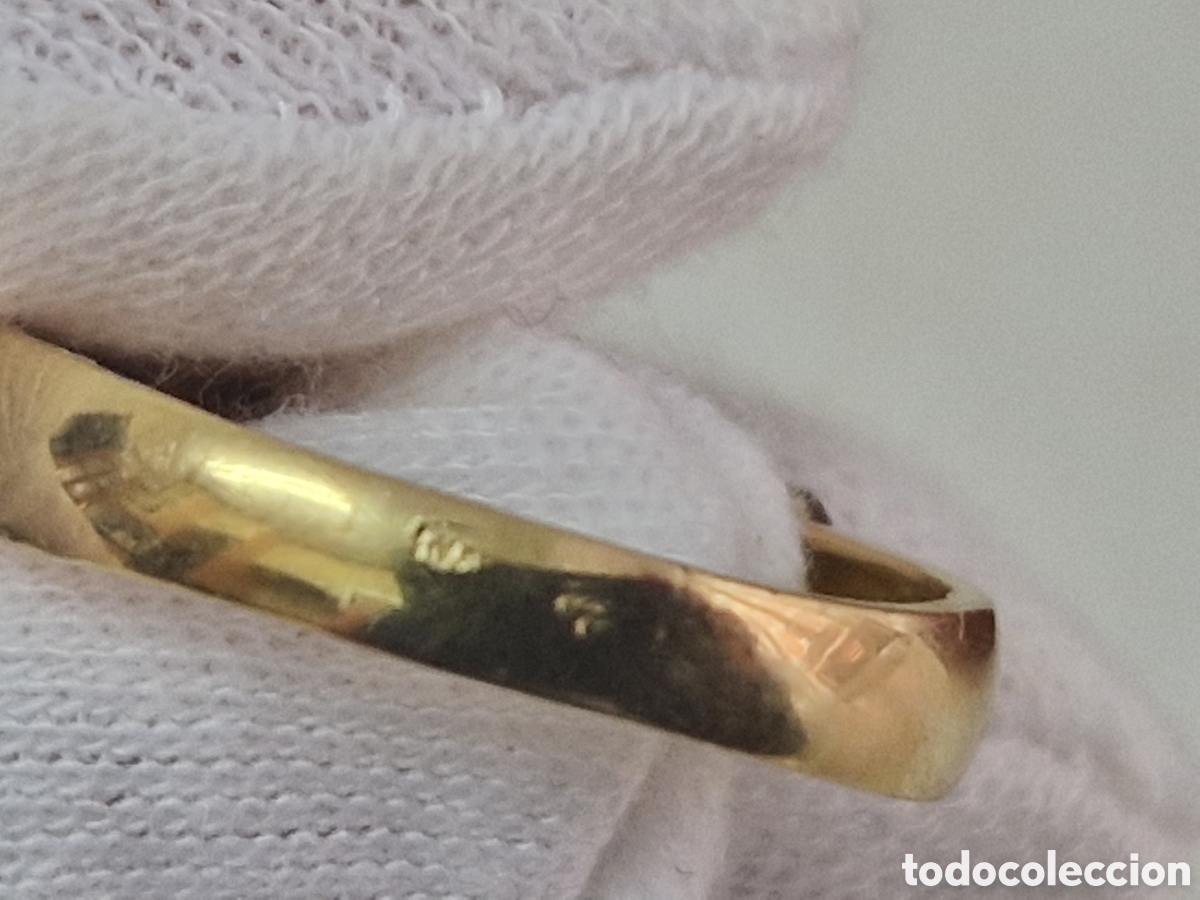 Joyeria: BONITO ANILLO DE ORO 18 K BICOLOR CON CIRCONITAS - Foto 11