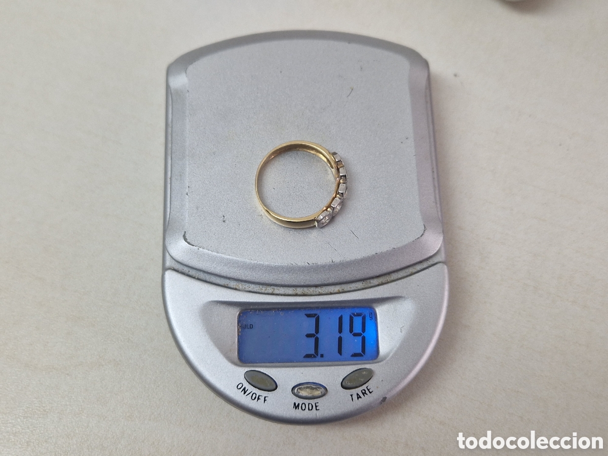 Joyeria: BONITO ANILLO DE ORO 18 K BICOLOR CON CIRCONITAS - Foto 13