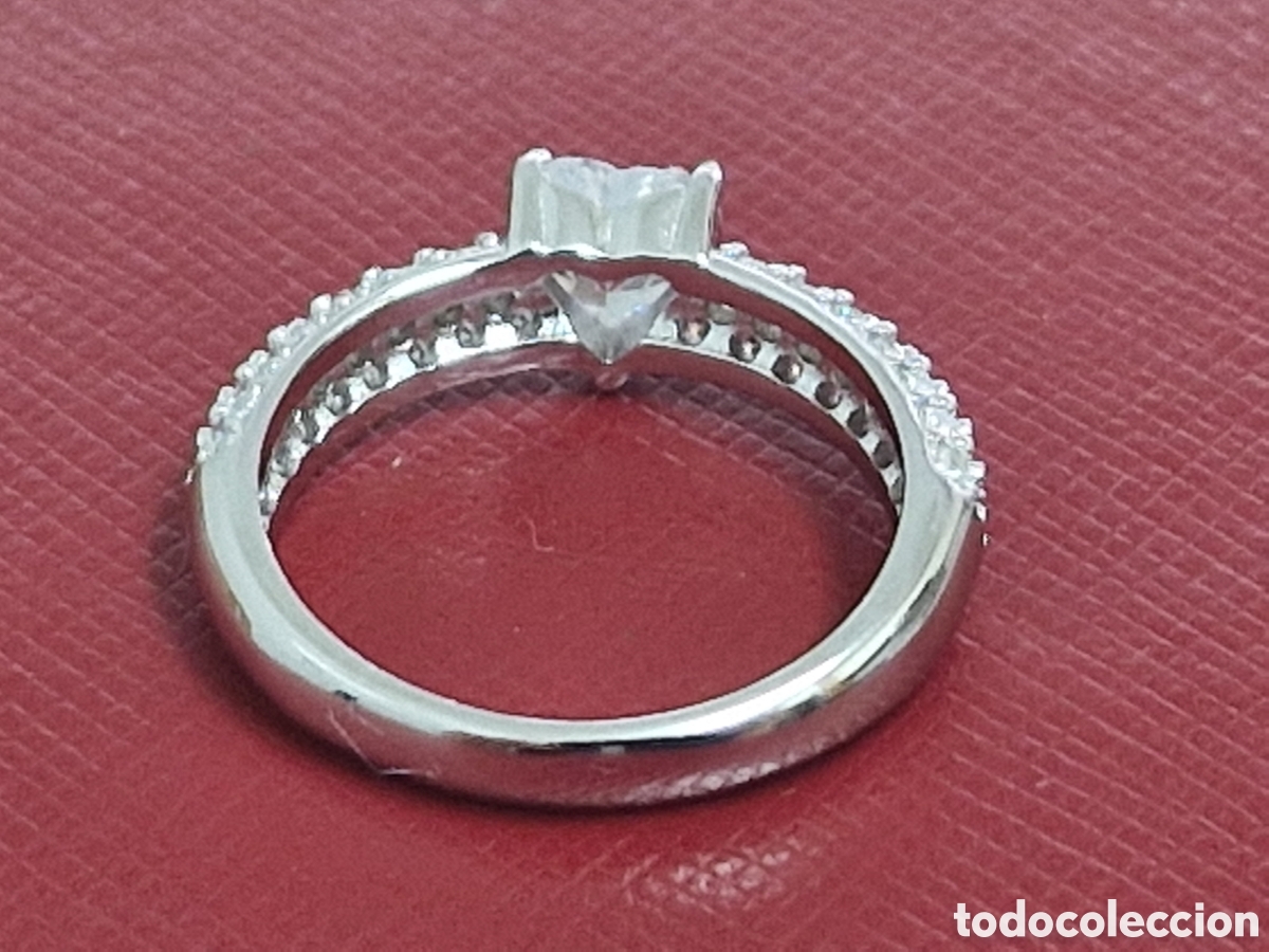 Joyeria: PRECIOSO ANILLO PLATA RODINADA Y CIRCONITAS - Foto 4