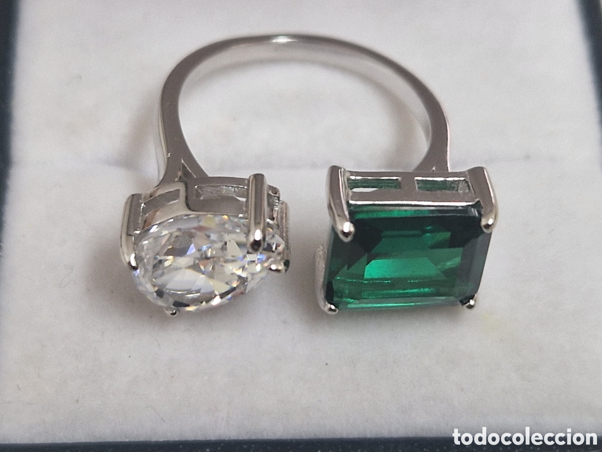 Joyeria: ANILLO DE PLATA Y PIEDRAS - Foto 3
