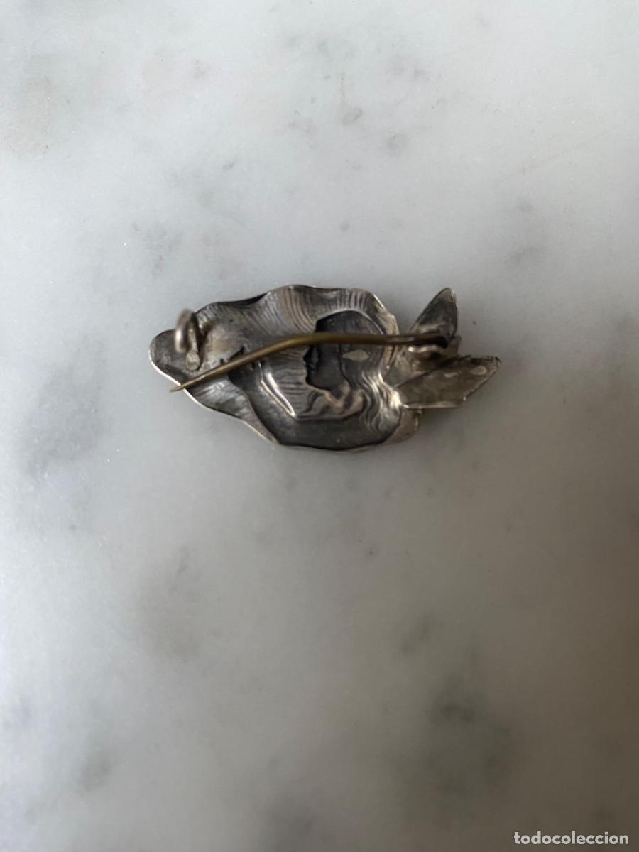Joyeria: broche ninfa plata estilo modernista - Foto 2