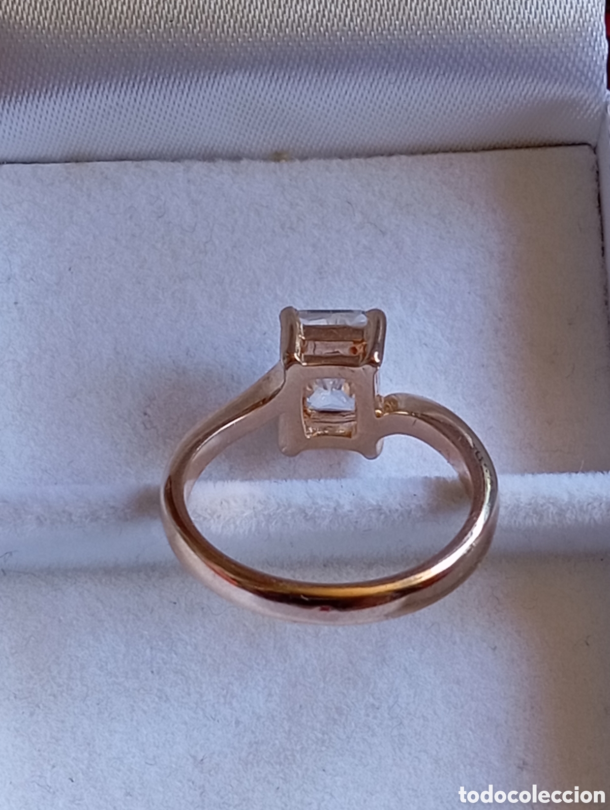 Joyeria: Anillo Vintage plaqu&eacute; y piedra - Foto 3
