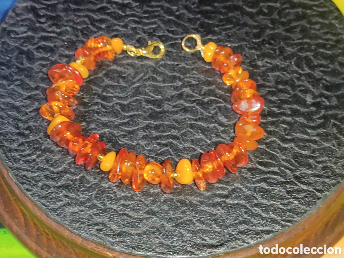 Joyeria: Pulsera &aacute;mbar del B&aacute;ltico original.Vintage. - Foto 2