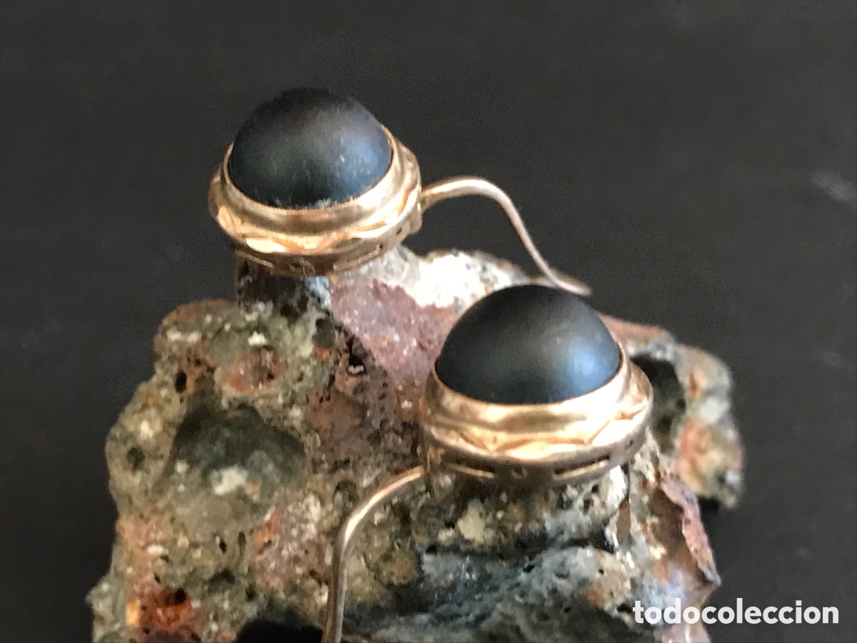 Joyeria: Antiguos pendientes en oro - Foto 1