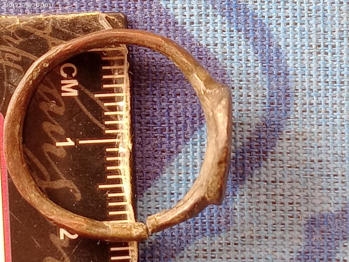 Joyeria: Anillo de bronce alto-medieval. Procedencia Inglaterra - Foto 5