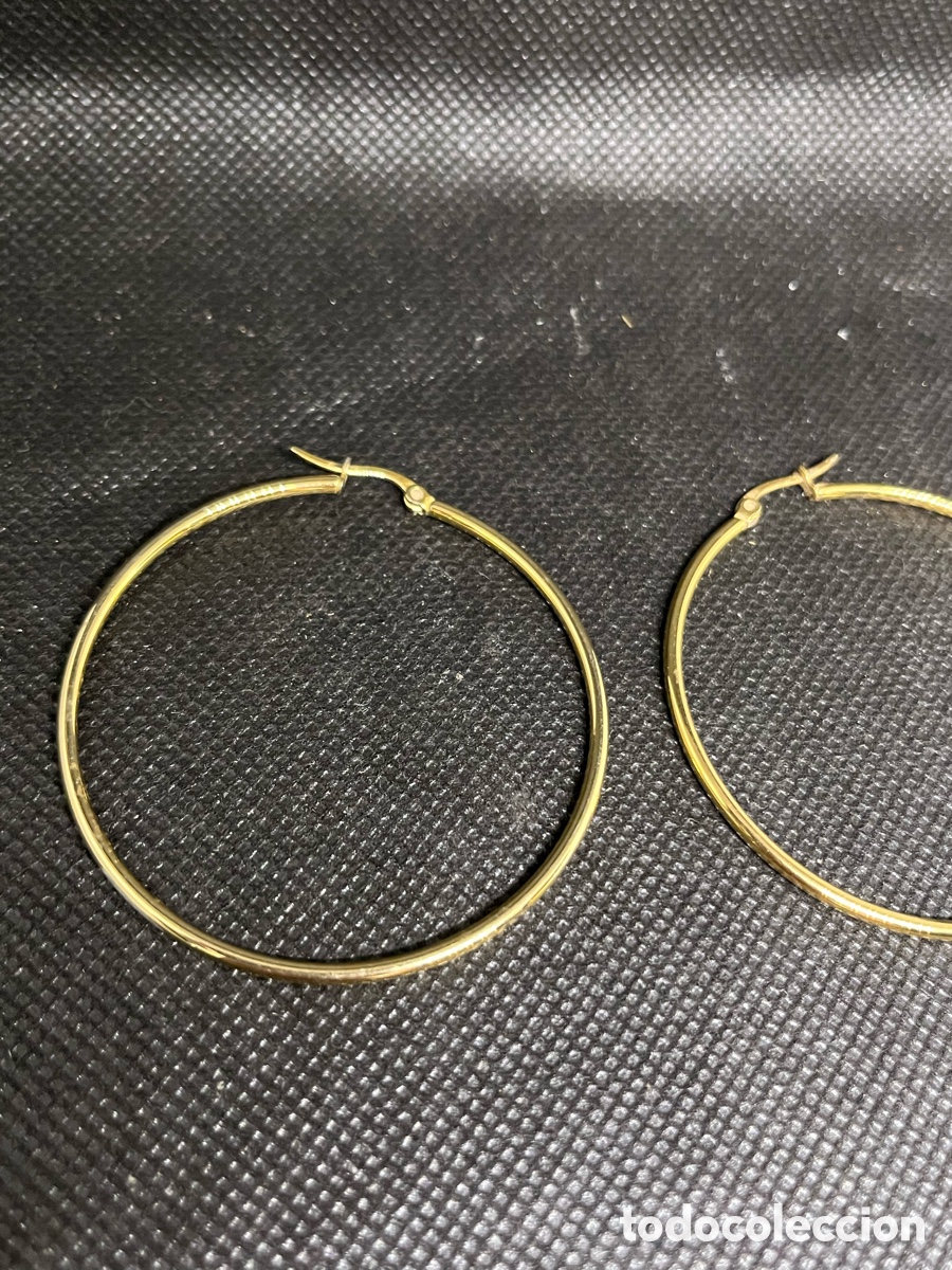 Joyeria: PENDIENTES DE ARO BA&Ntilde;O DE ORO - Foto 4